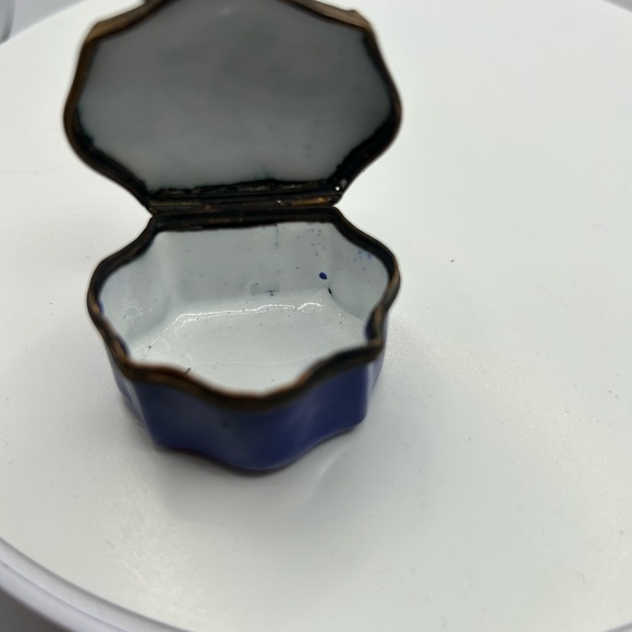 Nilsson Battersea antique enamel pill box, horse, equestrian, snuff box, fox - Picture 5 of 5